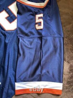 EXTREMELY RARE? Donovan McNabb'98 Vintage Blue Home Jersey #5 Syracuse Orange