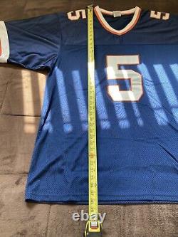 EXTREMELY RARE? Donovan McNabb'98 Vintage Blue Home Jersey #5 Syracuse Orange