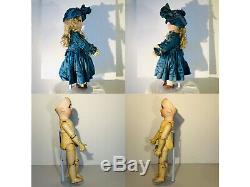 EXTREMELY RARE EARLY 16 BEBE JUMEAU ANTIQUE DOLL signed body and shoes