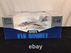 EXTREMELY RARE (MIB) Armour Collection-U. S Marines F18 Hornet-Diecast 148-98016