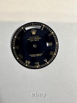 EXTREMELY RARE! Navy Blue original Rolex Day-Date Dial with Roman Markers 36mm