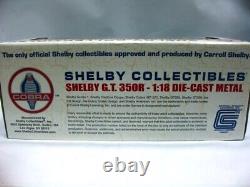 EXTREMELY RARE Shelby Ford Mustang GT350R Blue/ White 118 Shelby Collectibles