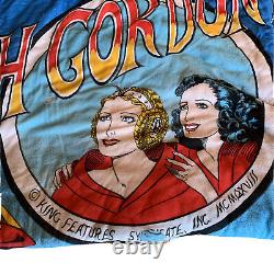 EXTREMELY RARE Vintage 1960s Comic Flash Gordon Zip Up Blue Red Sleeping Bag