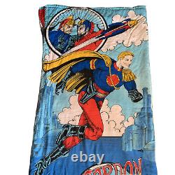 EXTREMELY RARE Vintage 1960s Comic Flash Gordon Zip Up Blue Red Sleeping Bag