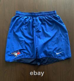 EXTREMELY RARE Vlad Guerrero Jr team issued nike toronto blue jays shorts XL
