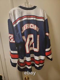 EXTREMELY Rare Vintage Chris Jericho Y2J Wrestler Hockey Jersey XL52 2001