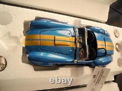 Extremely RARE Franklin Mint 1966 SHELBY COBRA 427/C LIMITED Blue / GOLD, 124