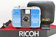 Extremely RARE! MINT METALLIC BLUE Ricoh Auto Half E Film Camera JAPAN