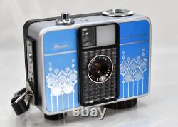 Extremely RARE! MINT METALLIC BLUE Ricoh Auto Half E Film Camera JAPAN