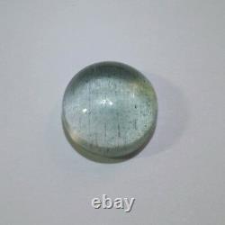 Extremely RARE Natural Cat's Eye Aquamarine 8ct Blue Transparent Eye Clean