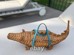 Extremely RARE, Original Edition Kate Spade Wicker Alligator Purse- Viral Bag