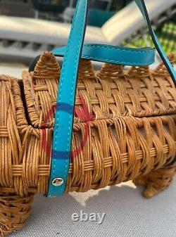 Extremely RARE, Original Edition Kate Spade Wicker Alligator Purse- Viral Bag