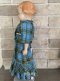 Extremely RARE, Restored 16 composition, antique 1921 Amberg MIBS doll