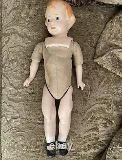 Extremely RARE, Restored 16 composition, antique 1921 Amberg MIBS doll