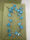 Extremely RARE Van Cleef & Arpels 18K WG 20 Motif Turquoise Alhambra Necklace