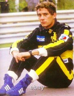 Extremely RARE Vintage 80s Adidas Monza Ayrton Senna Formula 1 Racing Shoes UK12