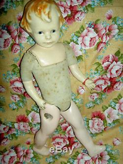 Extremely RARE, darling 16 composition, antique 1921 Amberg MIBS doll excellent