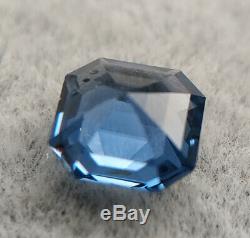 Extremely Rare! 0.70 Ct Natural No Heat Cobalt Blue Spinel GIA Octagonal VVS