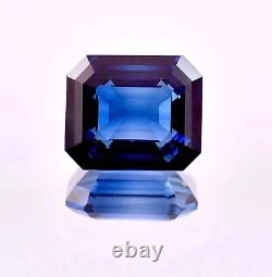 Extremely Rare 100% Natural Blue Sapphire 15.95 CT Radiant Cut Loose Gemstone A+