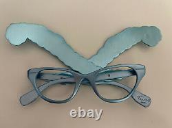 Extremely Rare 1950's TURA Cat Eye with Temple Flares Never Worn Original