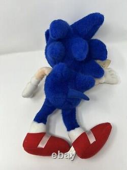 Extremely Rare 1991 Sonic The Hedgehog Fuzzy Plush With Tag Japan Promo