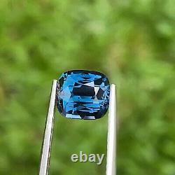 Extremely Rare 2.40 Cts VIVID Cobalt Blue Spinel, 100% Clean Unheated Gem Piece