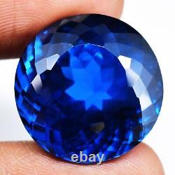 Extremely Rare 49.15ct 21.23mm VVS Round Natural Blue Spinel Gemstone, Tanzania