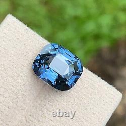 Extremely Rare 5.05 Cts Top Cobalt Blue Spinel, Clean 100% Unheated Gem Piece