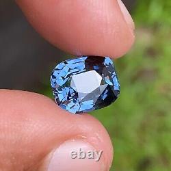 Extremely Rare 5.05 Cts Top Cobalt Blue Spinel, Clean 100% Unheated Gem Piece