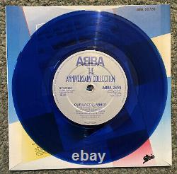 Extremely Rare Abba Single Collection- 26 Blue Vinyl Records Limited Edition