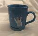 Extremely Rare Blue Marimekko Yakaruf mug cup Made In England FREE SHIPPING