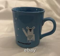 Extremely Rare Blue Marimekko Yakaruf mug cup Made In England FREE SHIPPING