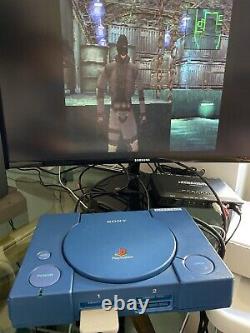 Extremely Rare Blue Sony PlayStation 1 PS1 Debugging Console (DTL-H1101) TESTED