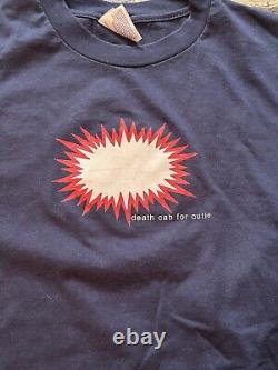 Extremely Rare Death Cab For Cutie Shirt Blue Small Postal Service Indie