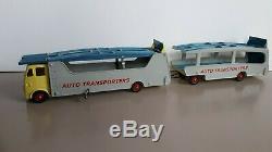 Extremely Rare Dinky Supertoys Code 3 Models. Auto Transporter & Trailer