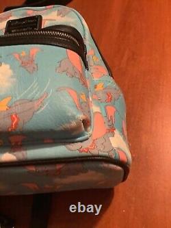 Extremely Rare Disney Parks Loungefly Baby Blue Dumbo mini backpack