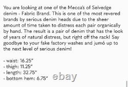 Extremely Rare! Fabric Brand (Simon Miller)Selvedge Denim, Size 32