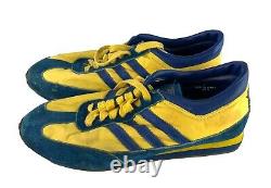 Extremely Rare Fastrak by Uniroyal Tennis Shoes 70's/80's Blue Yellow Men's 9