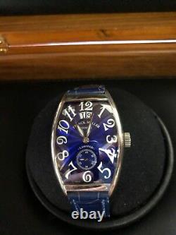 Extremely Rare Franck Muller Curvex Big Date 18KT WG Limited Edition 200 Made