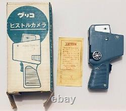 Extremely Rare Glico Pistol Camera 1964 exceptional condition with box