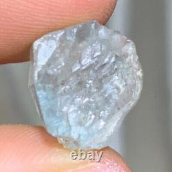 Extremely Rare Gorgeous Colorado Baby Blue Topaz Natural Floater Crystal 7
