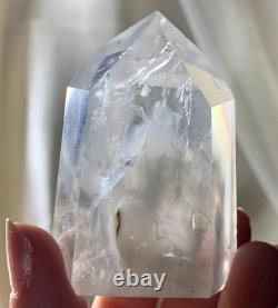 Extremely Rare Highest Grade Beautiful Ethereal Blue Tara Quartz Crystal Tower