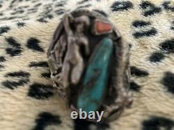 Extremely Rare Johnny Blue Jay Female Figural Ring