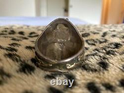 Extremely Rare Johnny Blue Jay Female Figural Ring