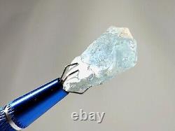 Extremely Rare Large Natural Blue Topaz Crystal Gem Capão do Lana Mine, Brazil