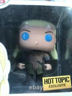 Extremely Rare Legolas Greenleaf Funko Pop With Blue Eyes Hot Topic Exclusive