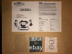 Extremely Rare Magnavox Odyssey Apex Blue Card with Instructions and Manual