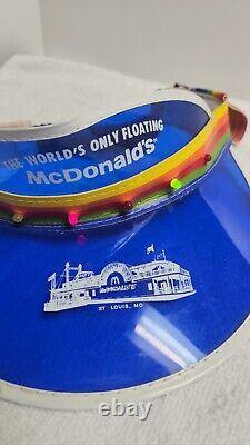 Extremely Rare McDonald's St. Louis Floating Restaurant Visor with WORKING LIGHTS