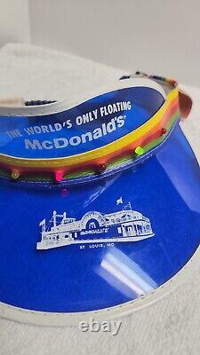 Extremely Rare McDonald's St. Louis Floating Restaurant Visor with WORKING LIGHTS