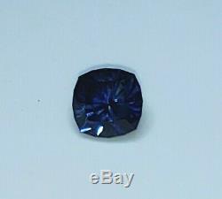 Extremely Rare! Natural Yogo Sapphire Custom Faceted Beautiful Shift 1.60ct